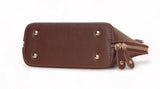 Luxeblend: Full Grain Leather Crossbody Bag (Tan)