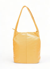 Boho: Soft Napa Leather Tote Bag (Mustard)