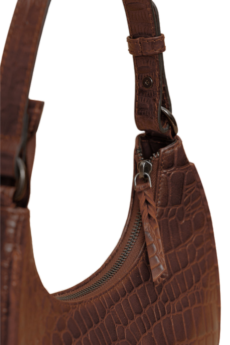 Dazzlo: Luxury Leather Shoulder Bag (Tan)