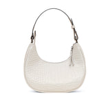 Dazzlo: Luxury Leather Shoulder Bag (Cream)